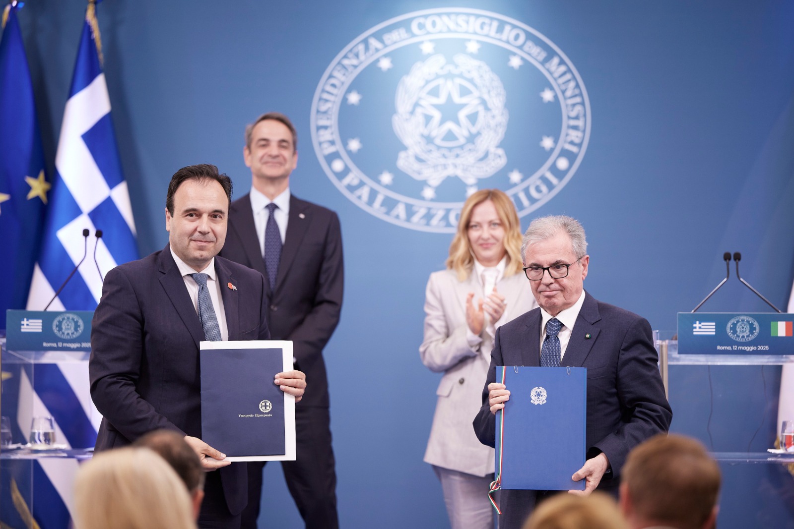 Στη Ρώμη ο Δημήτρης Παπαστεργίου συνοδεύοντας τον Kυριάκο Μητσοτάκη 